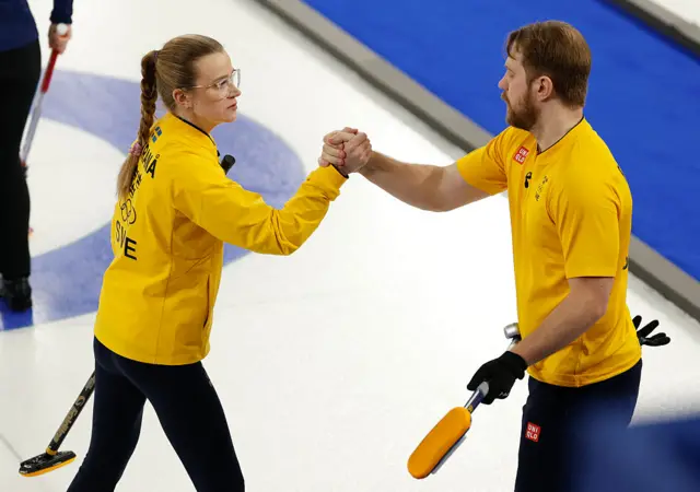 Sweden's Isabella Wranaa and Sweden's Rasmus Wrana
