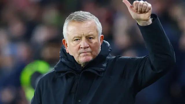 Chris Wilder thumbs up