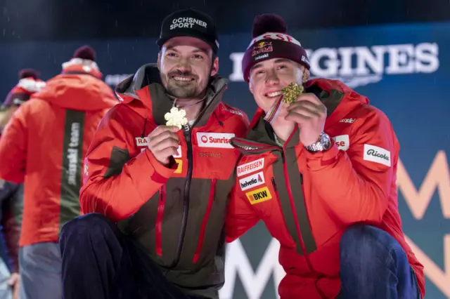 Franjo von Allmen and Loic Meillard