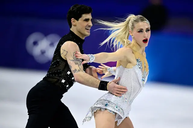 Canada's Piper Gilles and Canada's Paul Poirier