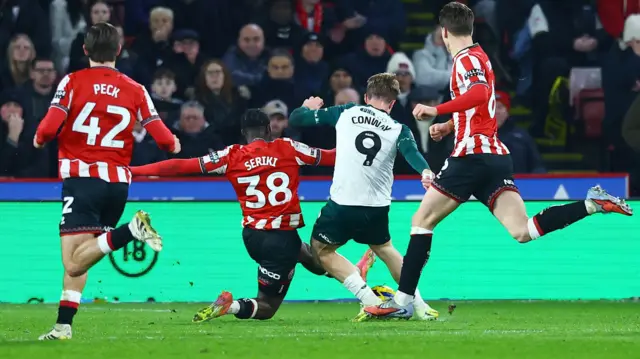 Tommy Conway scores