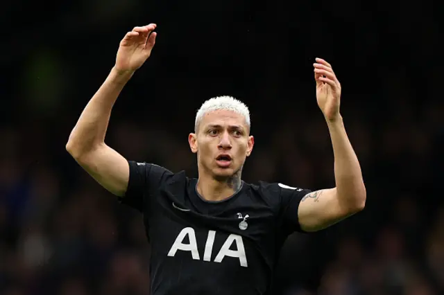 Richarlison of Tottenham Hotspur celebrates