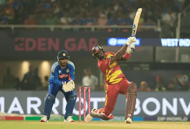 Jason Holder hits for six