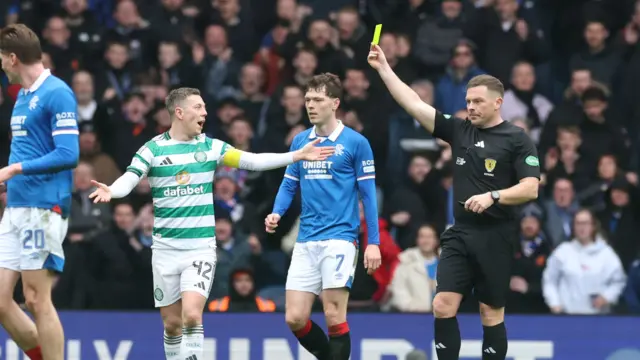 Callum McGregor is booked