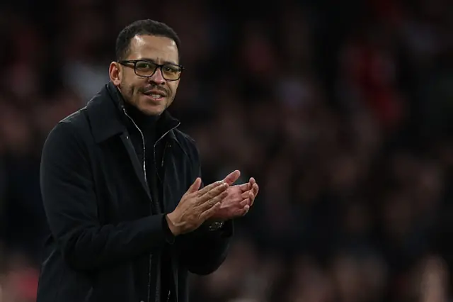 Liam Rosenior reacts