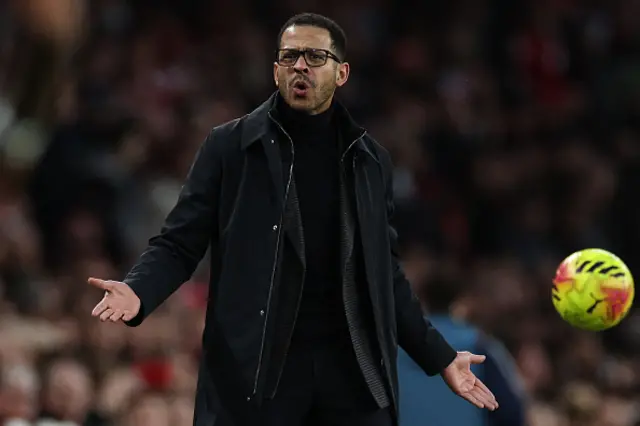 Liam Rosenior reacts