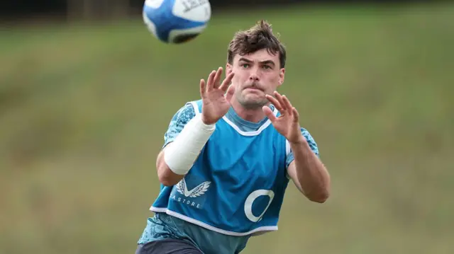 George Furbank in training