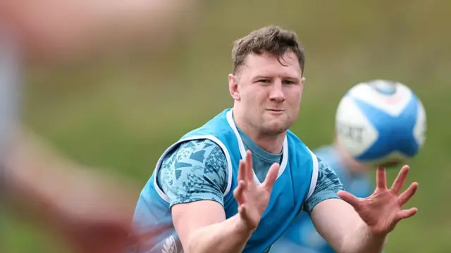 Fraser Dingwall in training