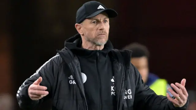 Gary Rowett on the touchline