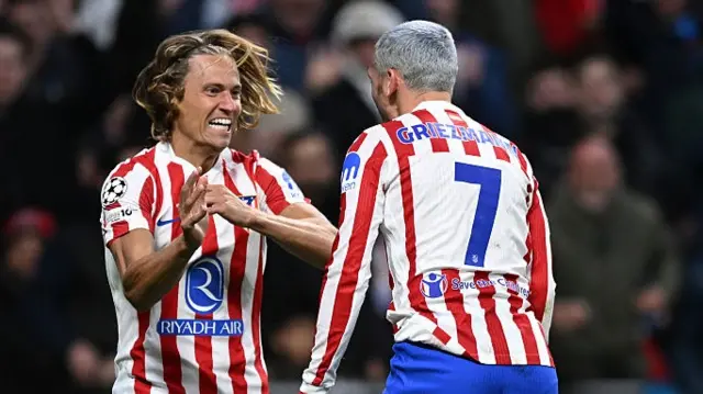 Marcos Llorente of Atletico de Madrid