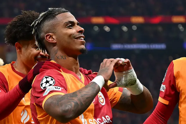 Mario Lemina celebrates