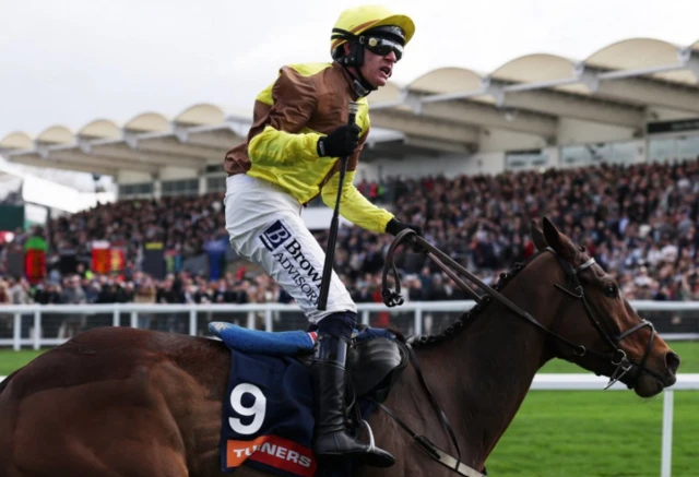 Paul Townend celebrates