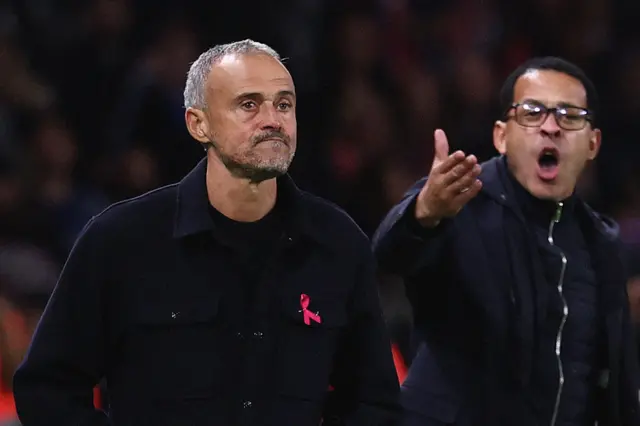 Luis Enrique and Liam Rosenior