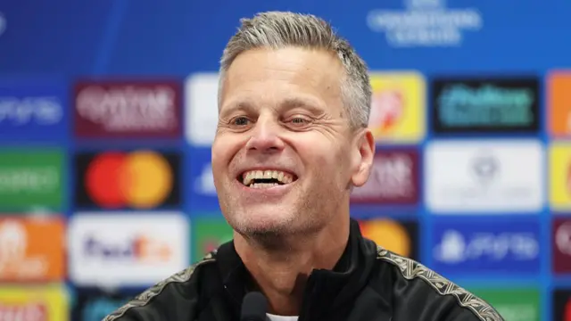 Kjetil Knutsen grins at his press conference