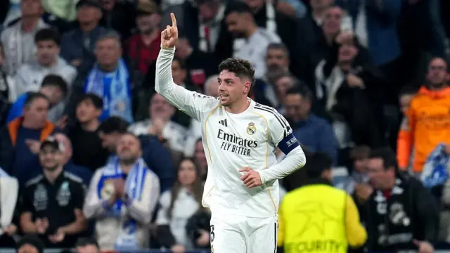 : Federico Valverde of Real Madrid
