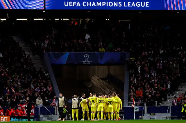 Bodo/Glimt celebrate against Atletico Madrid