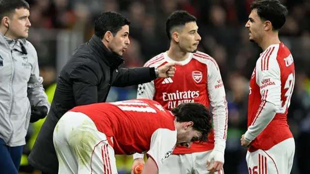 Arsenal's Spanish manager Mikel Arteta