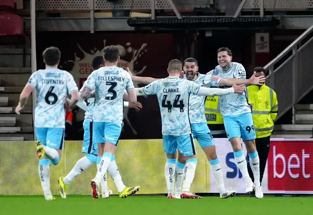 Charlton celebrate