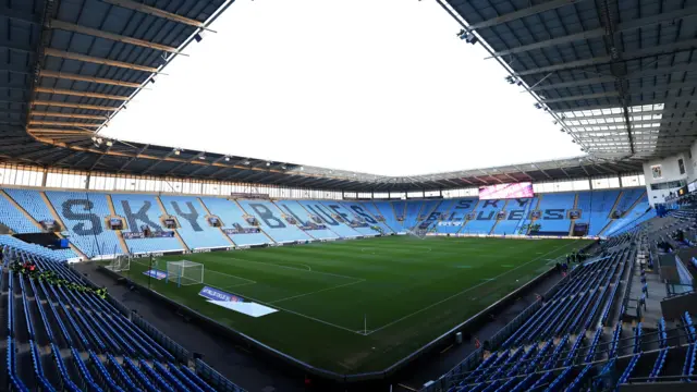 Coventry City's CBS Arena before kick-off against Preston