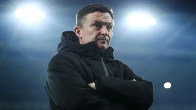 Preston boss Paul Heckingbottom during the 3-0 loss at Coventry