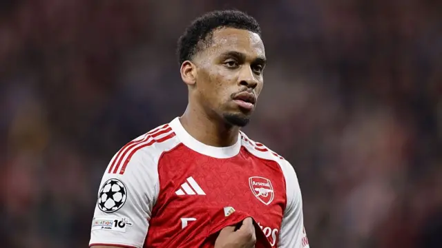 Jurrien Timber of Arsenal FC