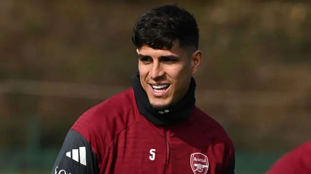 Arsenal defender Piero Hincapie