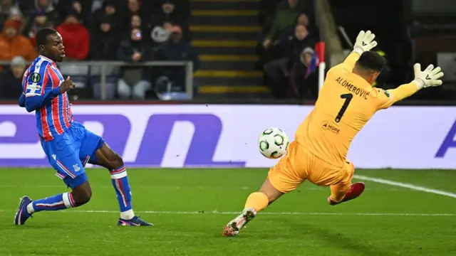 Alomerovic makes a save
