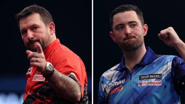 Jonny Clayton and Luke Humphries