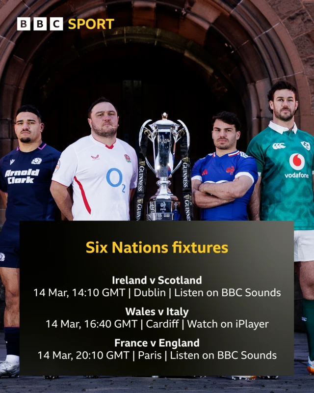 Six Nations fixtures