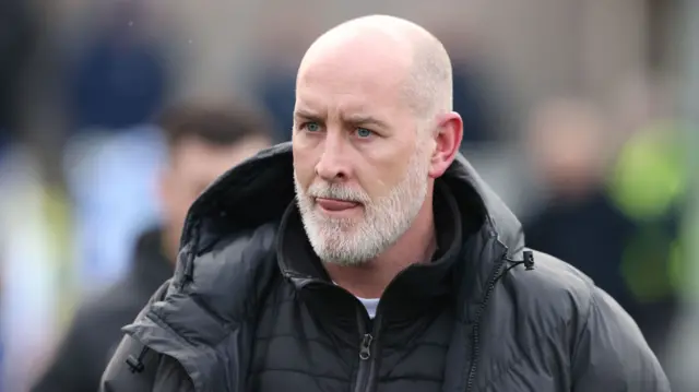 Larne manager Gary Haveron