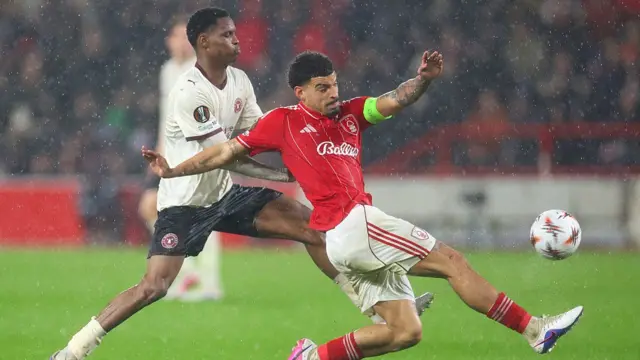 Morgan Gibbs-White of Nottingham Forest
