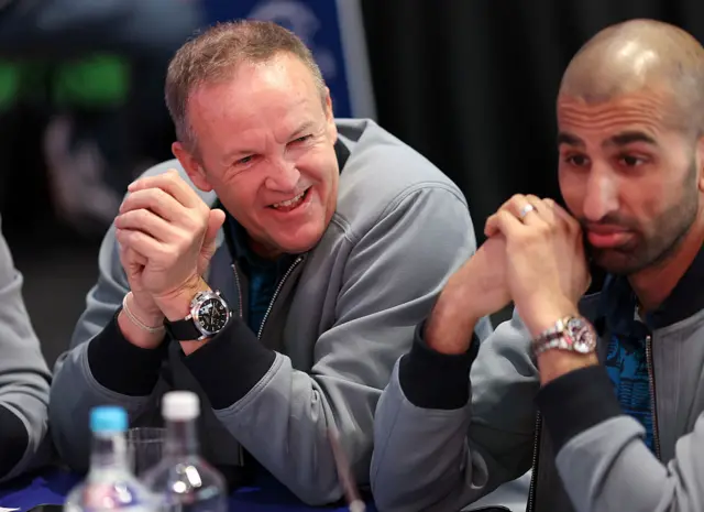 Andy Flower and Mo Bobat