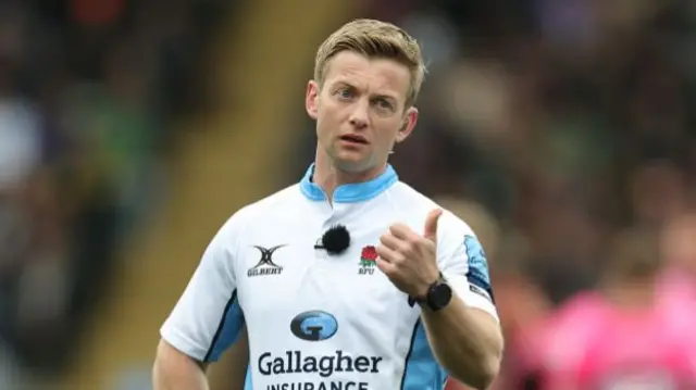 Referee Christophe Ridley