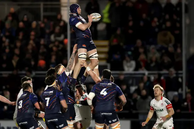 Action between Ulster and Edinburgh