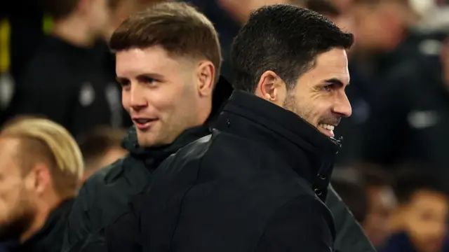 Mikel Arteta and Fabian Hurzeler