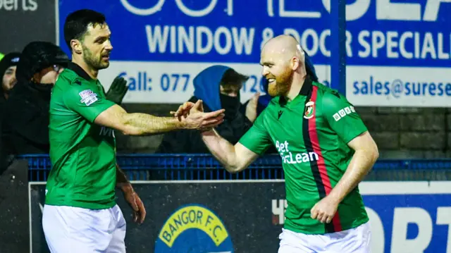 Ross Clarke and Pat Hoban