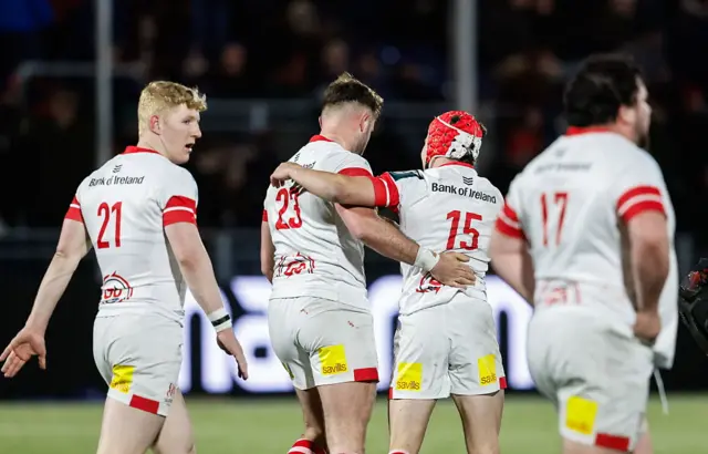 Ulster celebrate with Ben Carson