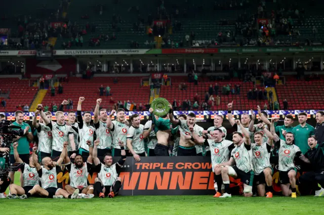 Ireland lift the Triple Crown