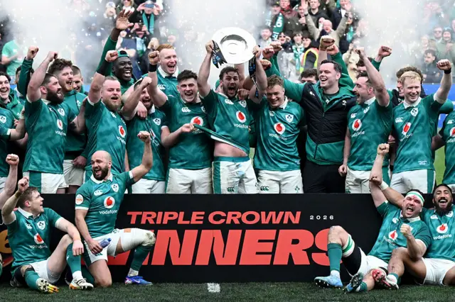 Ireland lift the Triple Crown