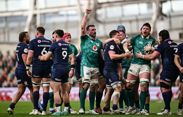 Ireland celebrate