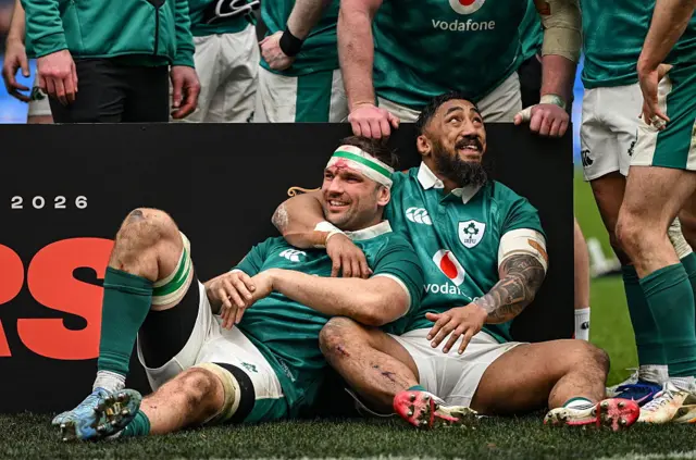 Tadhg Beirne and Bundee Aki