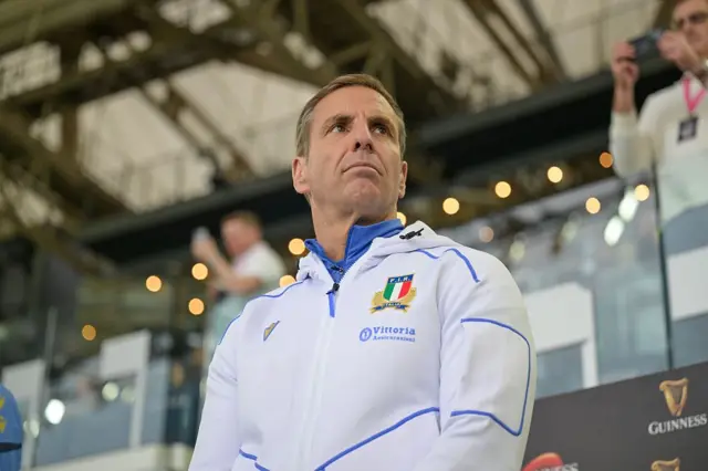 Italy head coach Gonzalo Quesada