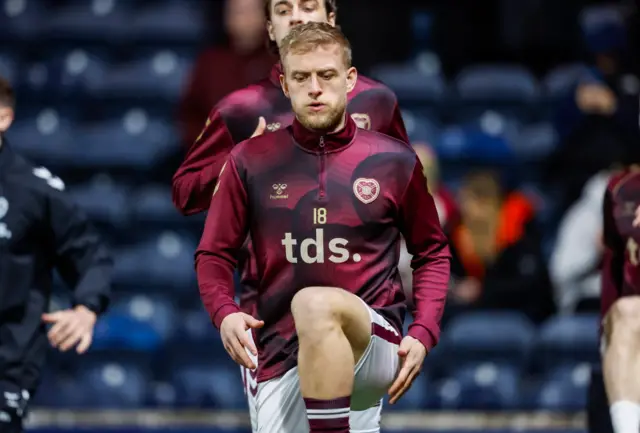 Harry Milne has been a top performer for Hearts this season