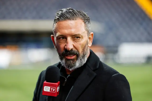 Hearts head coach Derek McInnes