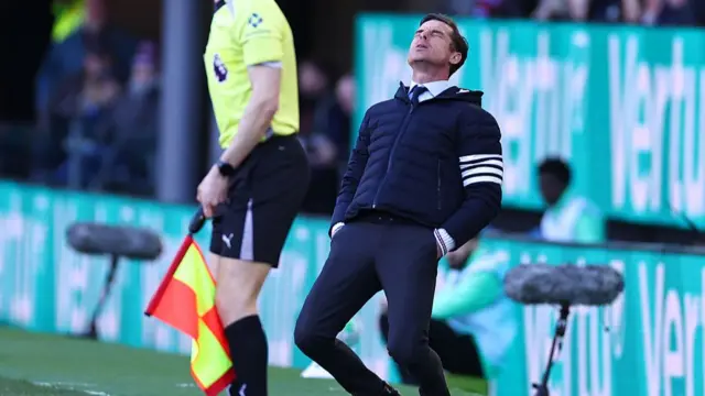Scott Parker reacts