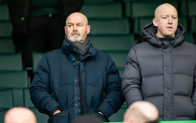 Scotland head coach Steve Clarke at Celtic Park