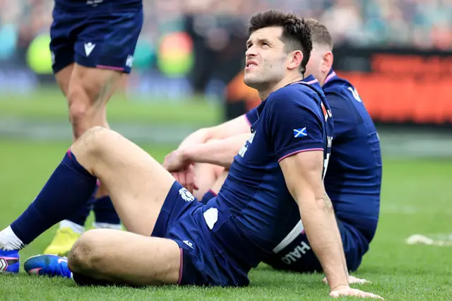 Blair Kinghorn dejected