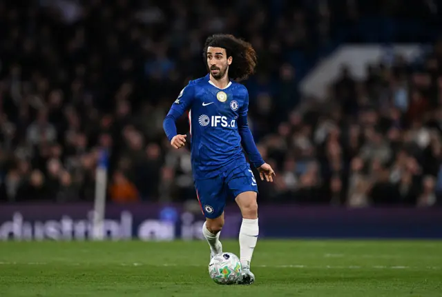 Marc Cucurella on the ball for Chelsea