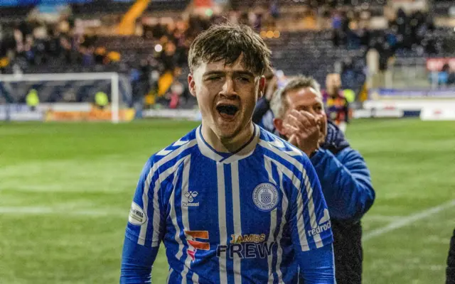 Findlay Curtis was impressive for Kilmarnock