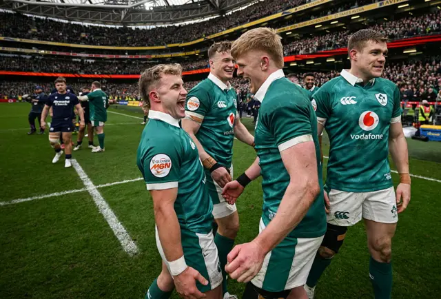 Tommy O'Brien and Craig Casey celebrate